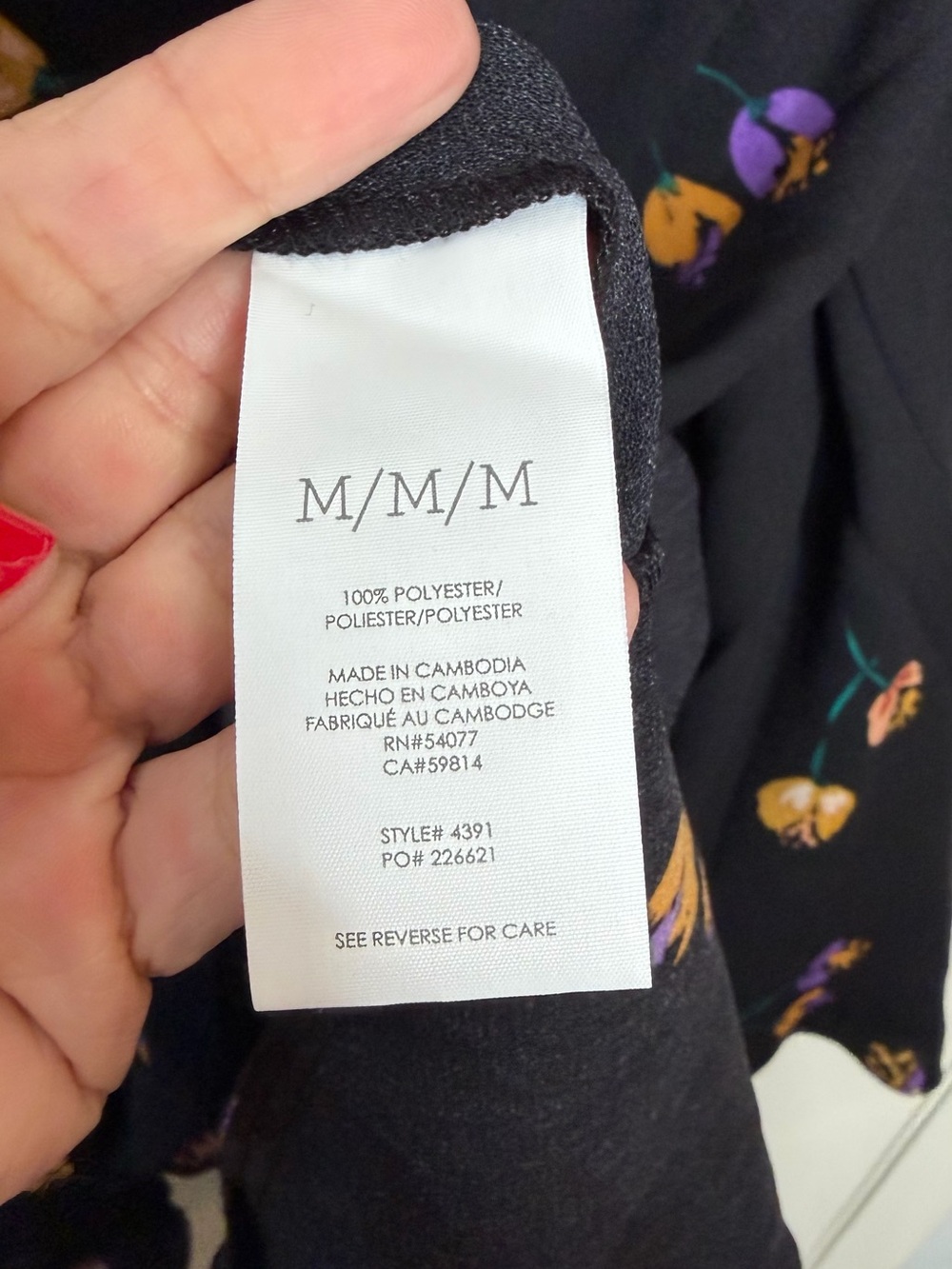 CAbi Divine Floral Wrap Dress - Picture 7 of 8